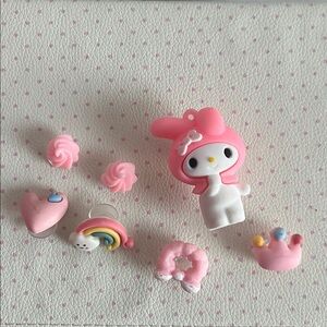 My Melody Croc shoe charms
